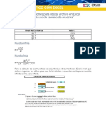 Utilizando Archivo de Excel Calculo de Muestra