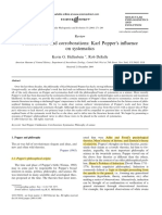 Falsifications and Corroborations - Karl Popper's Influence On Systematics (Helfenbein & DeSalle 2005)