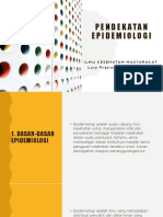 Pendekatan Epidemiologi