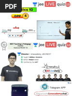 (Q4) - (JLD 2.0) - Kinematics 1D - 12th June