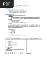 I. Objectives:: Lesson Plan in Science Vi