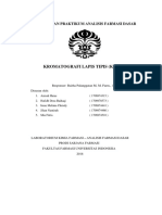 Laporan Praktikum Analisis Farmasi Dasar KLT