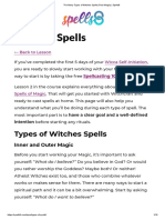 Types of Spells PDF