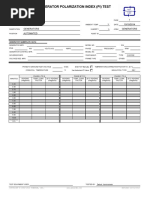 Generator Polarization Index (Pi) Test: 1 10/10/2014 Generators Automated Example Plant Example Owner