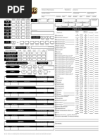 Pathfinder Ficha de Personagem Automatica