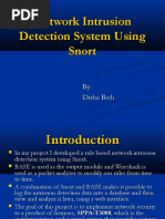 Network Intrusion Detection System Using Snort