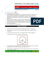 Cbse - Biz: MM 80 Full Syllabus Paper/Mock Test Time 3H