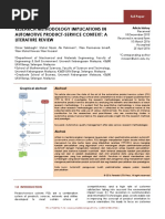 Jurnal Teknologi: Research Methodology Implications in Automotive Product-Service Context: A Literature Review