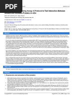 Protein Membrane Overlay Assay