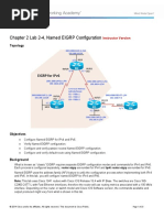 Chapter 2 Lab 2-4, Named EIGRP Configuration: Topology