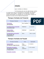 Tiempos Verbales Italiano - Fuente Italianosencillo