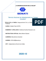 Tarea Unidad 2 - Calidad Total