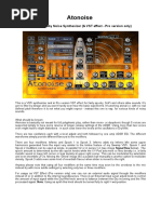 Atonoise: Atonal Spooky Noise Synthesizer (& VST Effect - Pro Version Only)