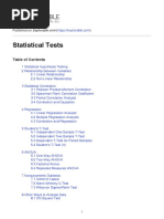 Statistical Tests