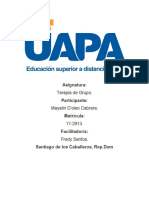 Tarea 6 de Terapia de Grupo