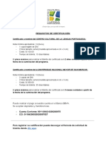 (CCLP) Requisitos de Certificaciòn