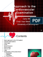 Approach To The Cardiovascular Examination567 160120085414 PDF