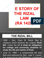 The Story of The Rizal Law