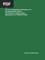 10 Técnicas Topográficas Aplicadas en La Documentación Gráfica Del Patrimonio Arqueológico: Aplicaciones en Pinilla Del Valle