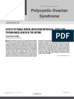 Effects of Female Genital Mutilation On Physical, Social and Psychological Health of The Victims