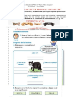 Plan Lector Junio O1 EL OSO DE ANTEOJOS