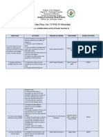 Action Plan (For COVID 19 Situation) : (A Collaborative Work of Head Teachers)