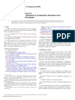 Astm D 3682 01 Major and Minor Elements in Combustion Residues From PDF