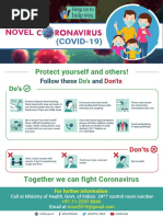 Coronavirus Poster English