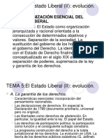 TEMA 5:el Estado Liberal (II) : Evolución