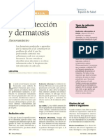 Fotoprotección y Dermatosis PDF