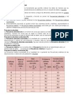 Distribución de Frecuencia