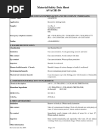 Material Safety Avacid 50