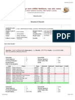 Student Result: Session: 2015-16 (REGULAR) Semesters: 1,2 Result: PCP PTNS Marks: 1113/2000 COP