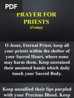 Prayer For Priests: (Friday)