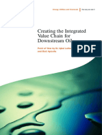 Creating The Integrated Value Chain For Downstream Oil