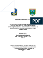 Laporan Aktualisasi - Kesehatan - Pelaksaan Persiapan Pasien Operasi DGN Buku Saku Persiapan Pra Operasi - Desi Rahmawati.S.Kep - Ns PDF