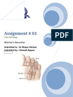 Assignment # 01: Morton's Neuroma