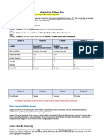 Module Two Wellness Plan