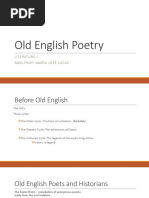 The Bewuolf Old - English - Poetry