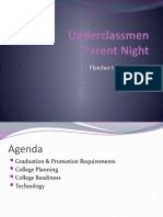 Underclassmen Parent Night 2011