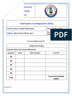 Final Exams-1st Attempt (2019-2020)