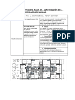 Analisis de Inversion para La Construcción Del Proyecto Devivienda Multifamiliar