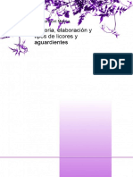 Historia Elaboracion y Tipos de Licores y Aguardientes