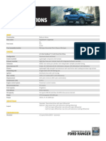 Technical Specifications: Ford Ranger