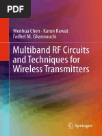 Multiband RF Circuits and Techniques For Wireless Transmitters by Wenhua Chen, Karun Rawat and Fadhel M. Ghannouchi