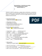 A. Choose The Correct Form Example: We Sometimes Read/reads Books