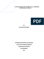 Recopilación de Obras para Trompeta en La Formación Profesional Del Músico