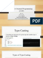 Object-Oriented Programming (OOP)