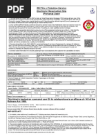 Irctcs E-Ticketing Service Electronic Reservation Slip (Personal User)