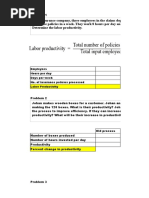 Productivity Class Practice Problems OM July 2019